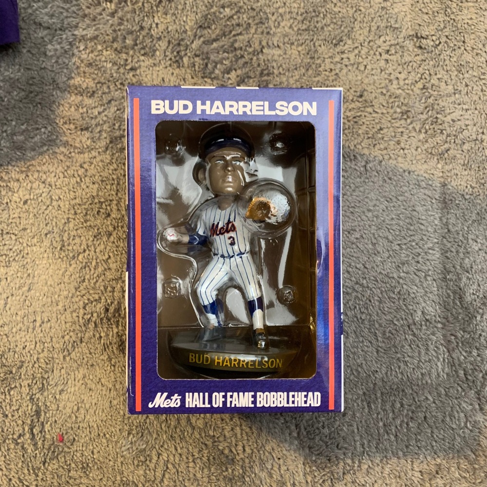 Bud Harrelson New York Mets Hall of Fame Bobblehead MLB Baseball Collectible New